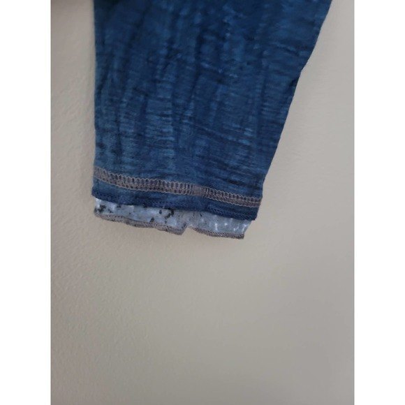 Parsley & Sage Womens Blue Cowl Neck Asymmetrical Tunic Top M - Picture 6 of 7